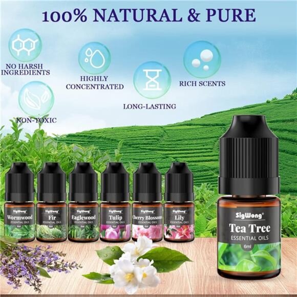 Essential Oils Set, 24 Scents Fragrance Oil for Candle Soap Making, Long Lasting - Picture 2 of 7